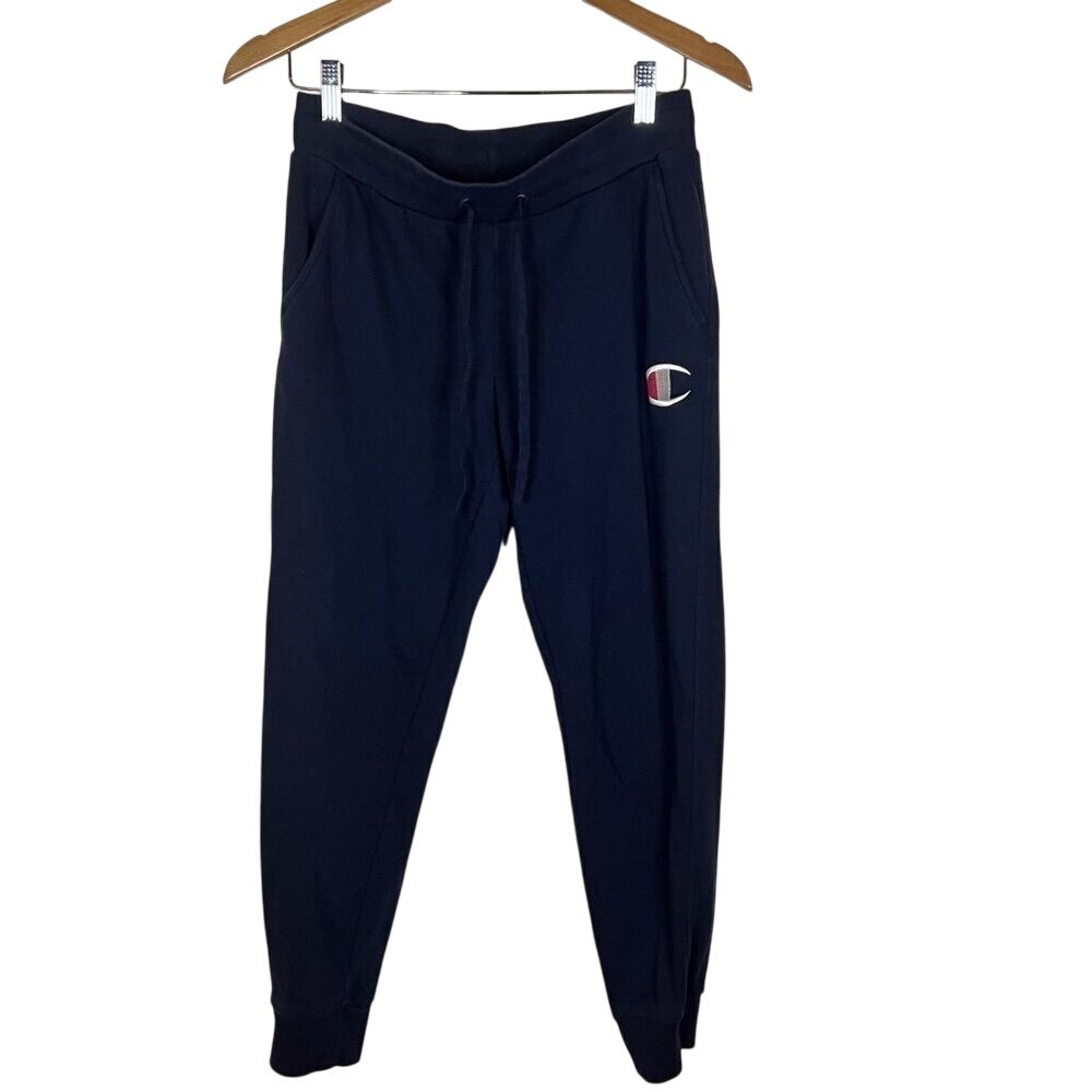 Champion Jogger‎ Thick Sweatpants Size Small Navy Blue
